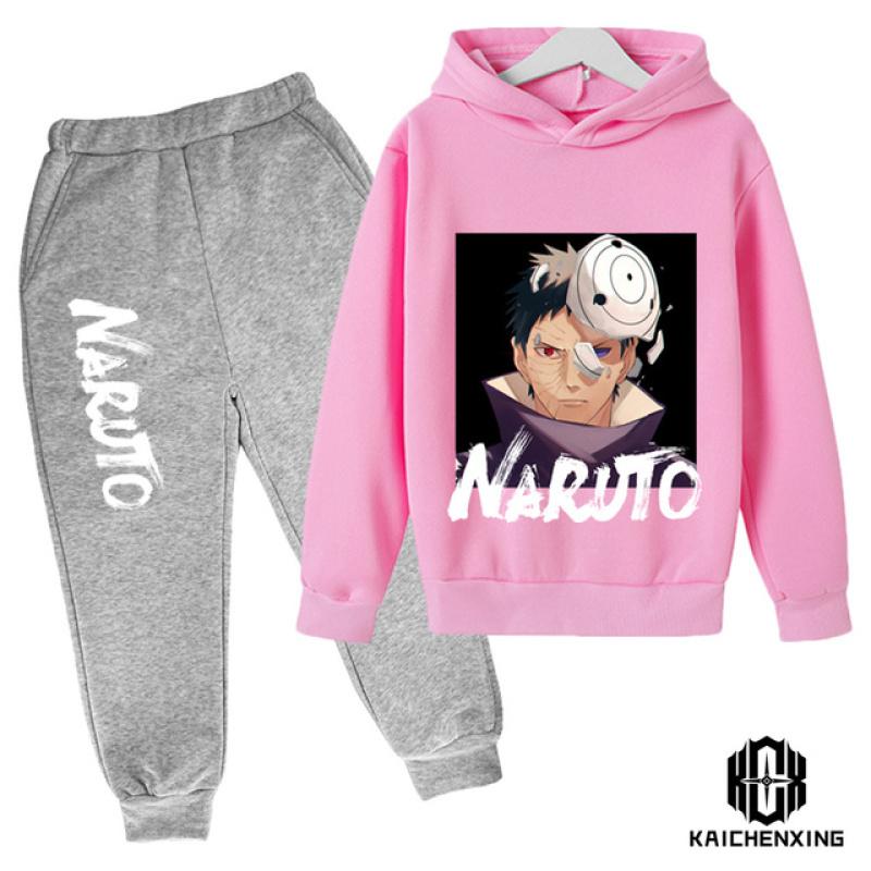 2023 милый модный костюм Наруто для мальчиков и девочек, модный свитшот, мужской костюм Kawaii, спортивный милый спортивный костюм для родителей и детей с капюшоном