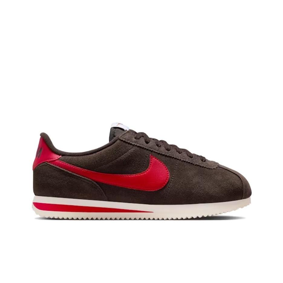 Nike Cortez Бархатный Коричневый Университетский Красный Женская Повседневная Обувь IB1857-200