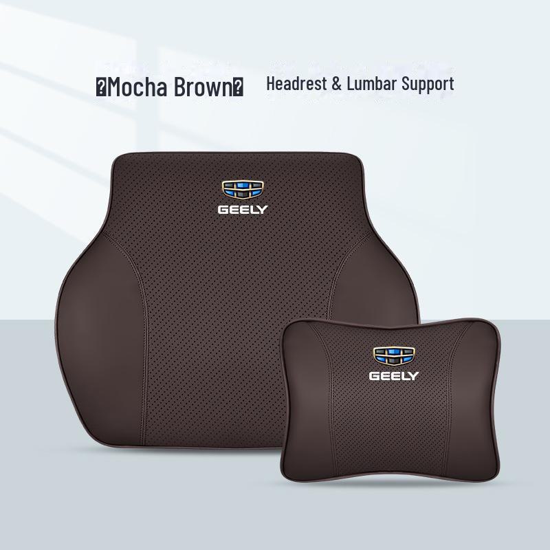 Подголовник и подушка для поддержки талии автомобиля Geely для Xingruixing, Yue I, Binyue, Coolray, Boyue L, Dihao.