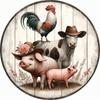Винтажное Фермерское Животное Настенное Искусство Металлический Жестяной Знак для Декора Кухни