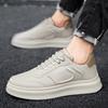 New Men Sneakers Casual Shoes Men Flats Lightweight PU Leather Breathable Shoe Male White Sports Tennis Shoes Zapatillas Hombre