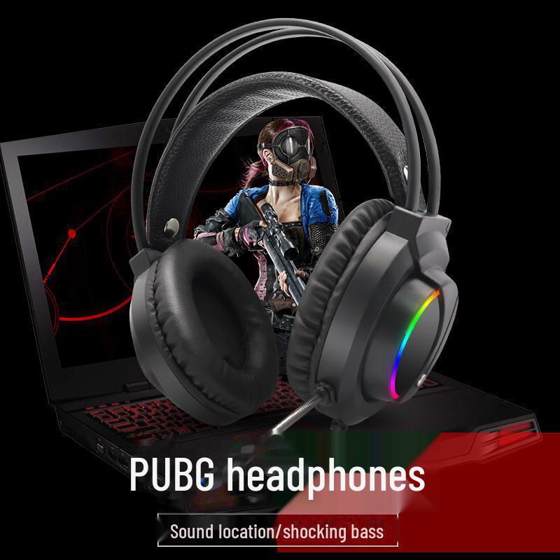 Игровая гарнитура K1 7.1 RGB с подсветкой и микрофоном для настольных компьютеров