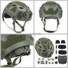 Tactical Fast Helmet Airsoft CS Game Helmets Outdoor Sports Hunting Shooting Paintball Head Protective Gear