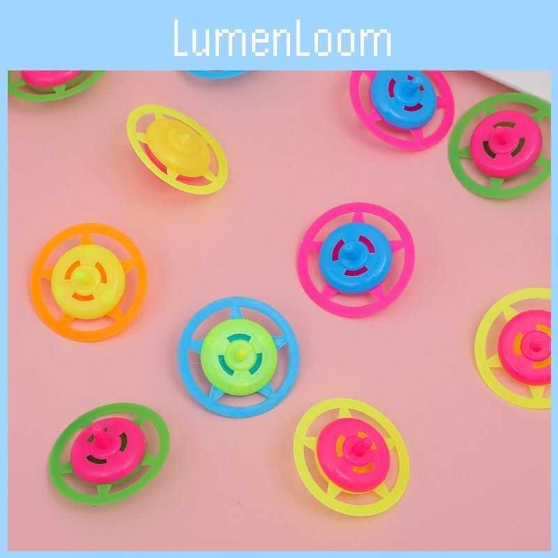 Пластиковая вращающаяся детская игрушка-гироскоп с яркими вихревыми цветами для веселой игры в подарок