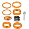 6Pcs Bike Headset Spacer Aluminium Alloy   Handlebar Stem Spacers for Mountain Bike