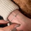 Женский браслет-цепочка 'Змейка' с подвеской в виде сердца, простой, минималистичный