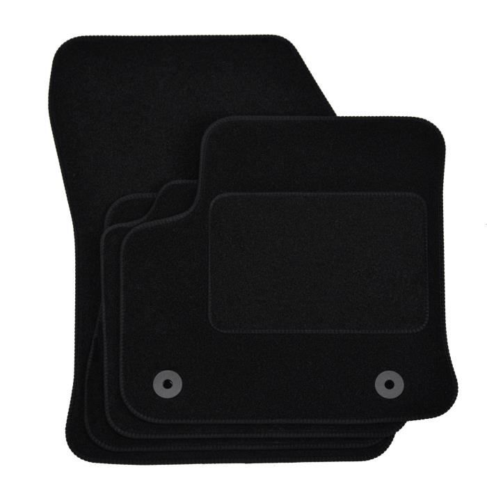 Tapis De Sol - Citroën - C4 Electric - Sur Mesure - 4 Pièces - Antidérapant - Velours Noir