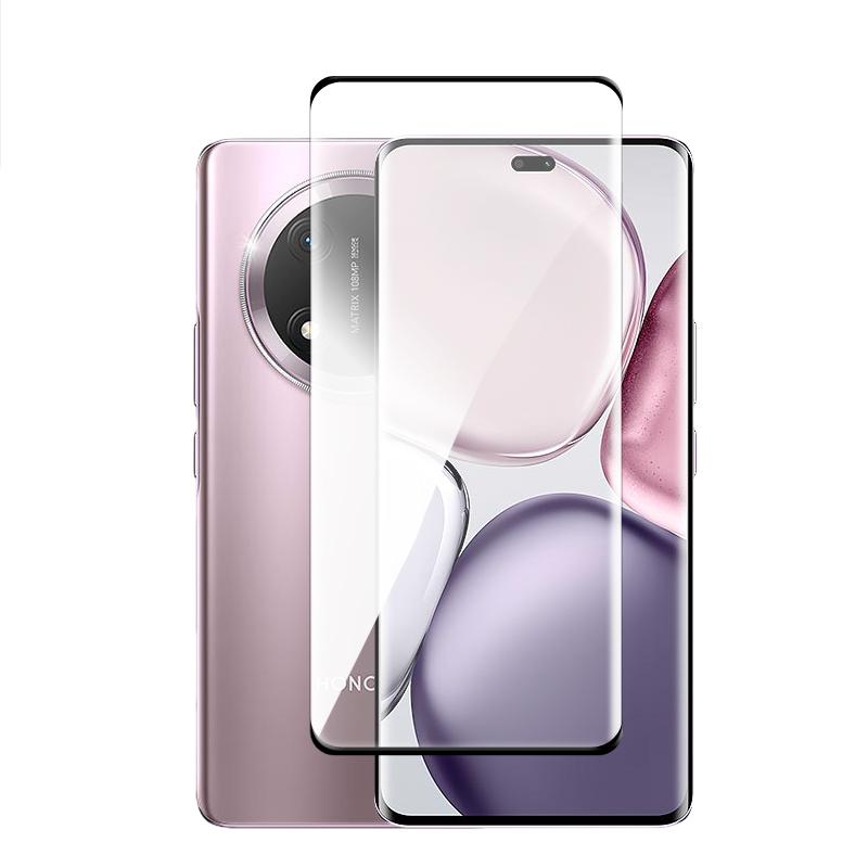 4в1 2+2 3D Защитное стекло для экрана из закаленного стекла для Honor X9C Прозрачная HD стеклянная защитная пленка + 2 шт. Мягкая пленка для объектива камеры