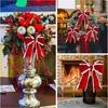 DIY Christmas Bows 1/5m Christmas Gift Packing Ribbon Portable Wreath Bows  Christmas Decoration