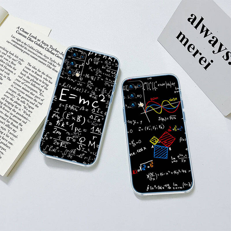MH32 Chemical Maths Formula Case for Motorola E7 G6 G7 G8 G9 Plus Power Play G10 G20 G04 E30 E40 E22 E20 E13 E15 G22 G23 G05 G75 G35 G55