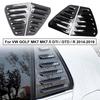 Для VW Golf 5 Golf 6 Golf 7 MK5 MK6 MK7 MK7.5 2003-2020 Задний боковой оконный спойлер-накладка 1 пара Накладка-жалюзи на боковое окно Вентиляционное отверстие