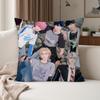Чехол на подушку в стиле K-pop P-Plave с мультяшным рисунком, подходит для спален, гостиных, автомобилей, домашнего декора