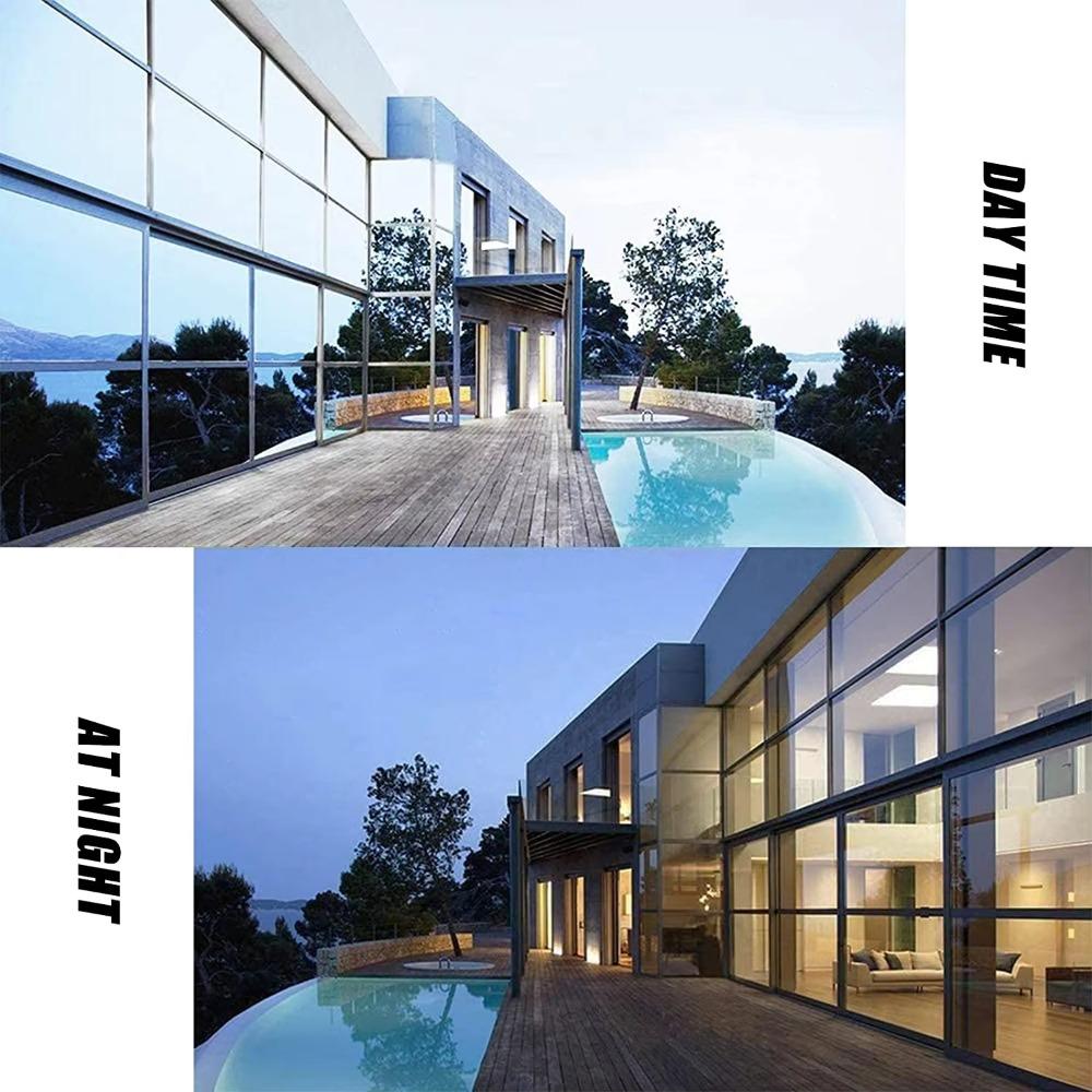 UV Protection Sun Blocking Glass Sticker Self Adhesive Heat Control Reflective Film Balconies