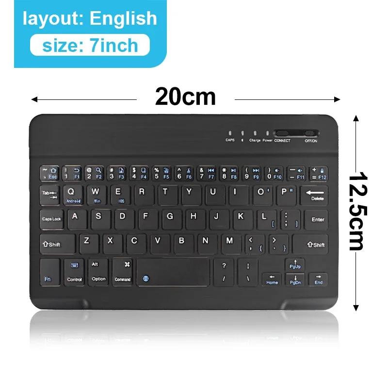 Bluetooth-клавиатура для iPad 10-го поколения iPad Pro 13 12 11 10 9 8 7 дюймов iPad Air 13 11-го iPad Mini Планшеты Samsung