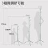 Azaeahom Wooden Pole Hanger for Clothing Storage, Coat Rack, 40kg Load Capacity, Hanger Stand, Branch-Shaped Hook Design, 175cm Tall, 3 Adjustable Hei