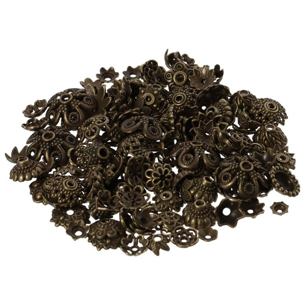 Flower Bead Caps for Jewelry Making Alloy Ornament Caps DIY Craft Bead Caps  Jewelry Making