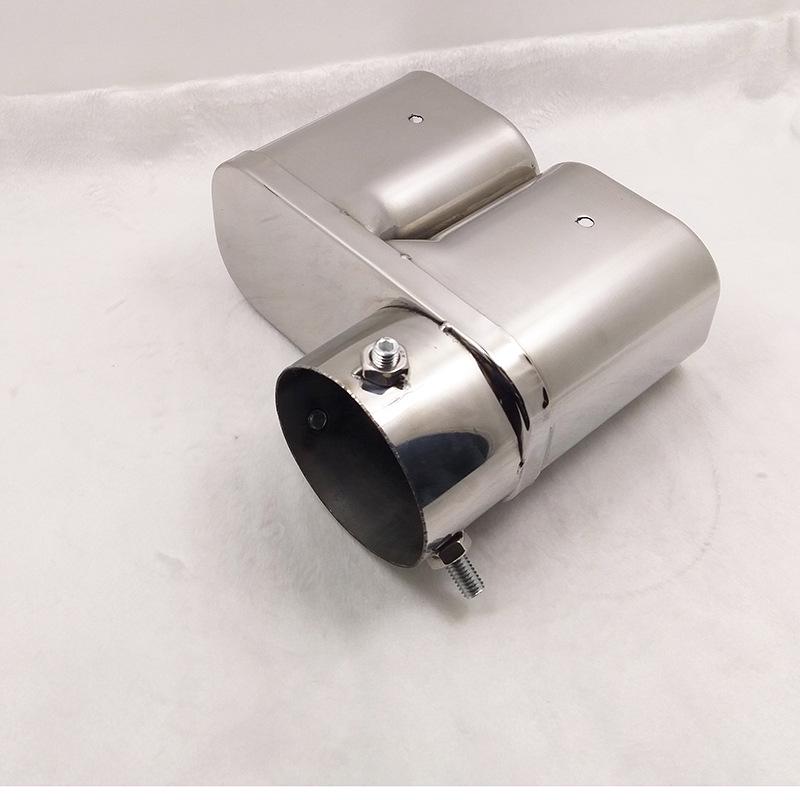Глушитель выхлопной трубы из нержавеющей стали с двумя выходами для RAV4