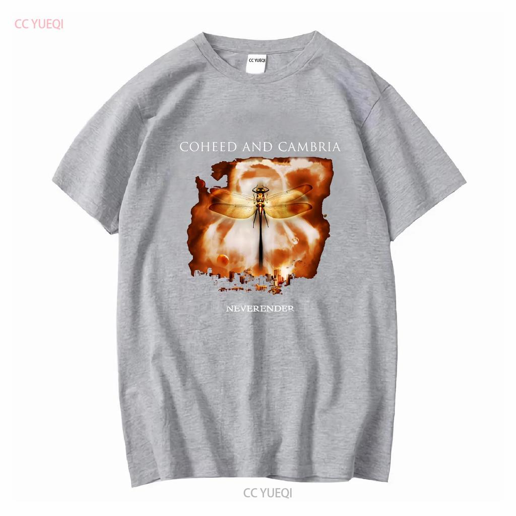 COHEED AND CAMBRIA NEVERENDER Футболка Хлопок S 5XL BO567 винтажная Стирка Графический мужской Унисекс Повседневный Универсальный Эластичный