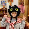 Аниме Мяу Мяу Плюшевая Теплая Балаклава Шапка - Милая Кошачья Лыжная Шапка