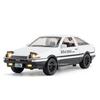 1:30 Ae86 Винтажные Модели Машин Игрушки Металлические Литые Миниатюрные Машинки 4 Двери Открываются Звук Свет Оттянуть Имитация Транспортных Средств Подарки для Детей