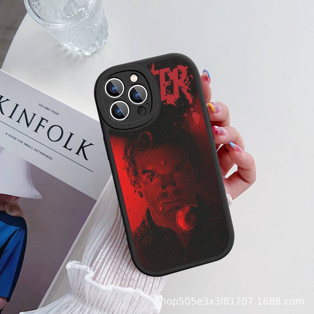 Чехол для телефона Декстер Морган для IPhone 11 12 13 14 15 16 Pro Max Plus Кожаный чехол