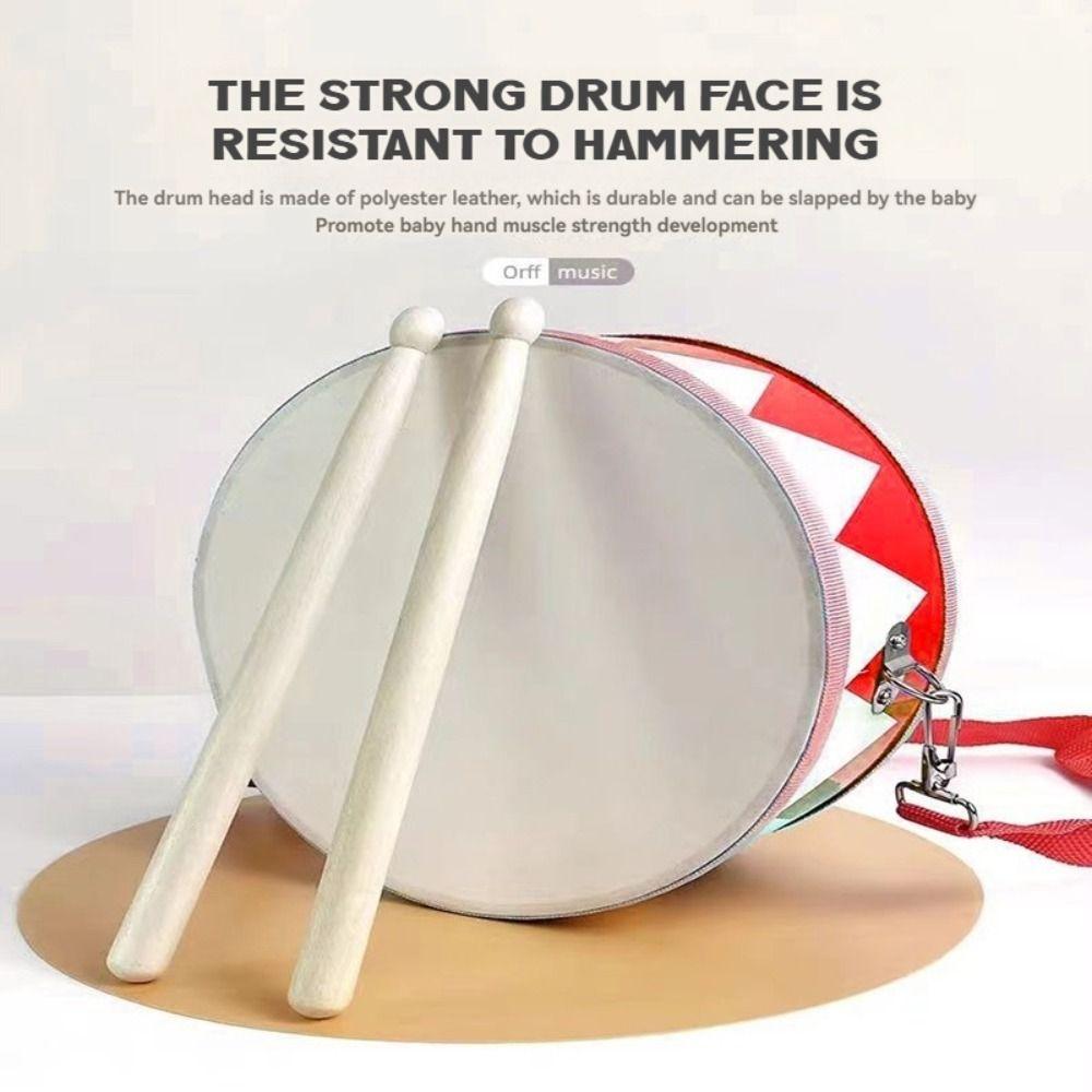 Монтессори Музыкальные инструменты Игрушки Деревянные Детские Игрушки Барабаны День Рождения Рождество Праздник