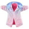 Kids Girls Autumn And Winter Warm Thickened Jacket Removable Two-wear Windbreaker Coat Jacket