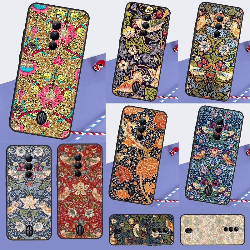 Чехол William Morris Strawberry Thief Для Red Magic 9 8 10 Pro Plus 6 6S 7S 7 Pro 5G 6R RedMagic 9S 8S 10S Pro Plus