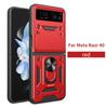 Чехол для Motorola Razr 40 Чехол-бампер Motorola Moto Razr 40 с магнитным кольцом-держателем Бронированный чехол для телефона Слайдер для защиты камеры Задняя крышка
