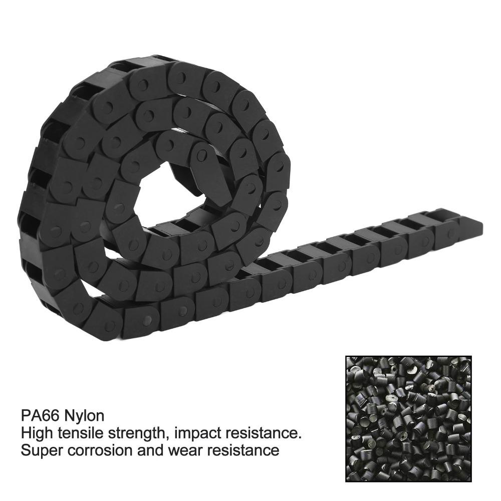 10mm x 15mm(Inner H x Inner W) Drag Chain End Connectors Wire Carrier  Machine Tools