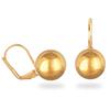 [Q3970] - Gold Plated 'Billes' Sleepers - 12 Mm