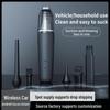 Автомобильный пылесос с беспроводной зарядкой и мощным всасыванием для использования в автомобиле и дома. Портативный мини-размер для удобства.