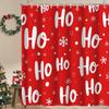 Christmas Reindeer Bathing Curtain  Bathroom Shower Curtain Waterproof With 12 Hooks Fishes Home Deco Free Ship