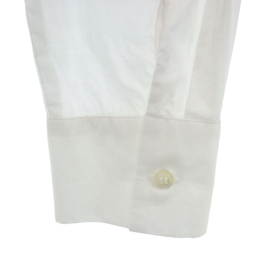 Mizuiro Ind Long Sleeve Stand Collar Shirt Dress White Women Used