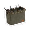 Camping Table Side Storage Bag Large Capacity Multifunctional Folding Canvas Bag with Hook Picnic Desk Cookware Hanging Bag