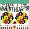 Potter Harry Balloon Party Decoration Banner Birthday Supplies Anime Cake Topper