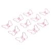 100 Pcs Shaped Paper Clips  Butterflies Shape Metal Cute Style Light Portable Office Clips for D