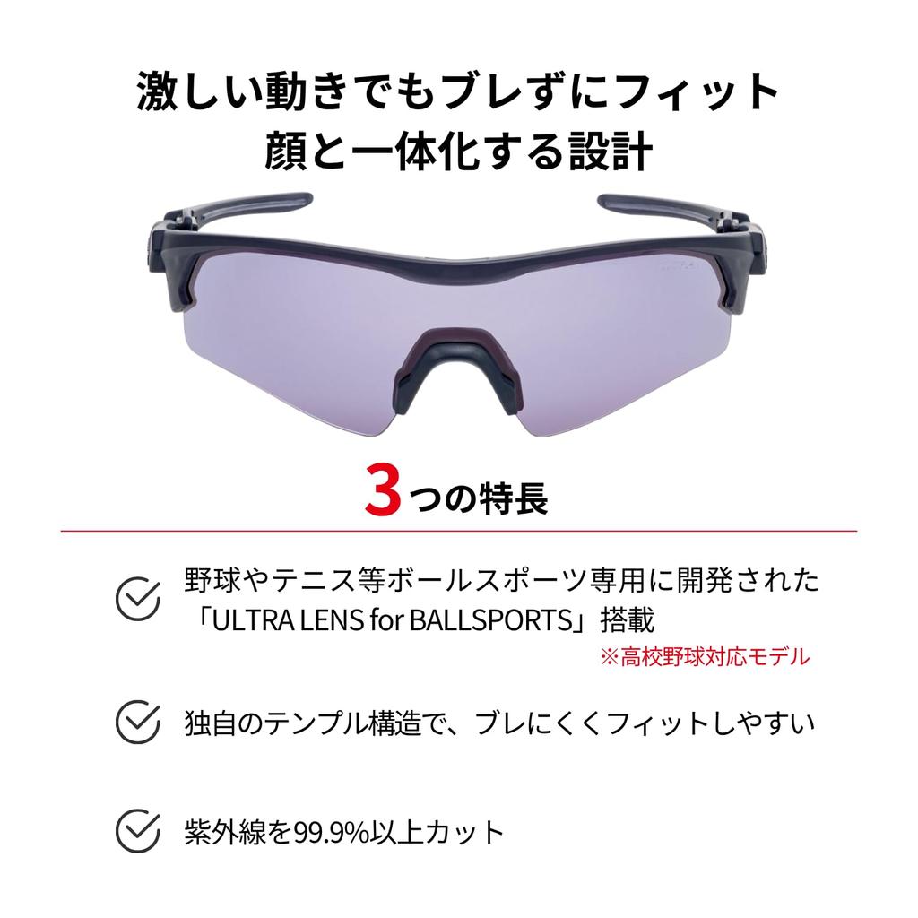 SWANS FACEONE CSK Sports Made in Matte Clear Smoke x Matte Clear Smoke x Black Ultra Straight Suitable for and FO-0018 Sunglasses, Japan, / Smoke,
