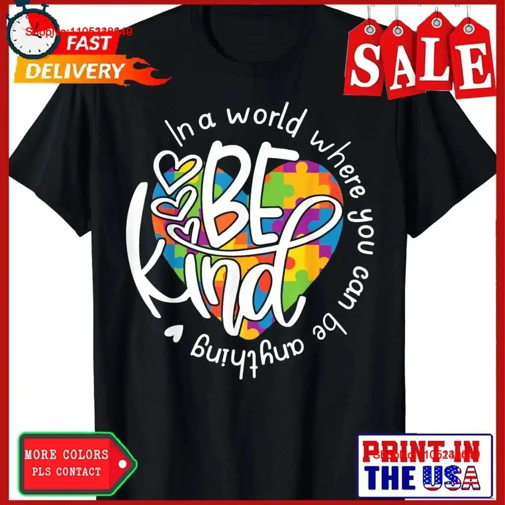 In A World Where You Can Be Anything Kind Kindness T Shirt vintage Washed Breathable Stylish Versatile designer clothes fashion