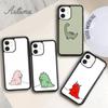 Чехол для телефона Best Friends Dino для iPhone 11 12 13 14 Pro Max mini X XR XS SE 2020 6S 7 8 Plus Samsung Galaxy S21 S22