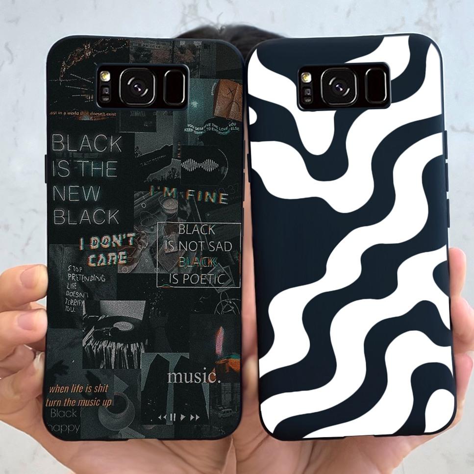 For Samsung Galaxy S8+ 6.2" Case Space Planet Cute Cat Soft Silicone Cover For Samsung S8+ S8 Plus S8 Bumper Phone Case Fundas