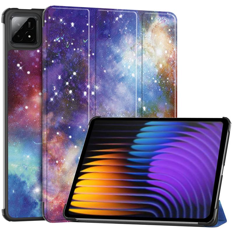 Coque For Xiaomi Poco Pad X1 11.2 Inch 2025 Case Tri-Fold PU Leather Stand Tablet Shell Funda For Poco Pad X1 Case Cover 11.2"
