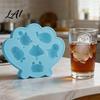 Easy Clean Ice Cube Tray Ocean Animal Silicone Food-Grade Flexible Mold for Seashell Turtle Safe Molds Babies Whale Shapes Easy-Release Fun