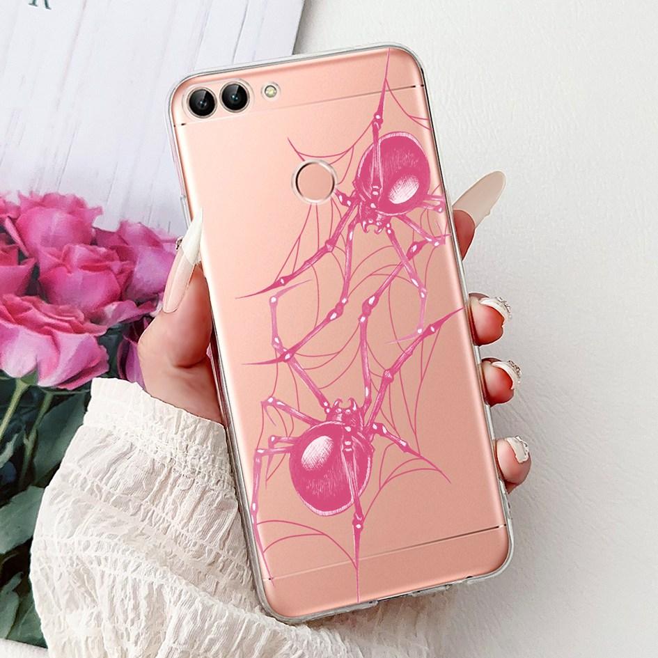 For Huawei P Smart 2018 Case Popular Butterfly Soft Silicone TPU Phone Back Cover For Huawei PSmart FIG-LX1 FIG-LX2 FIG-LX3 Case