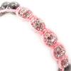 [J8711] - Pink 'Shambhala' Ethnic Bracelet