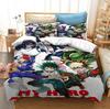 Japan Anime My Hero Academia 3D Printed Bedding Set Duvet Covers Pillowcases Comforter Bedding Set Bedclothes