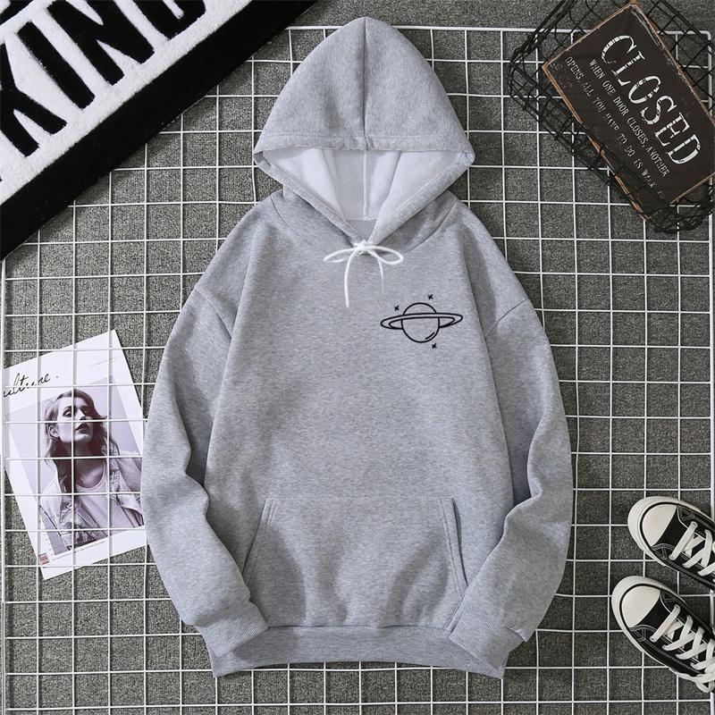 2025 Новая Зимняя Женская Толстовка Уличный Нейтральный Стиль Спортивная Повседневная Удобная Свободная Куртка Большого Размера Женская Одежда