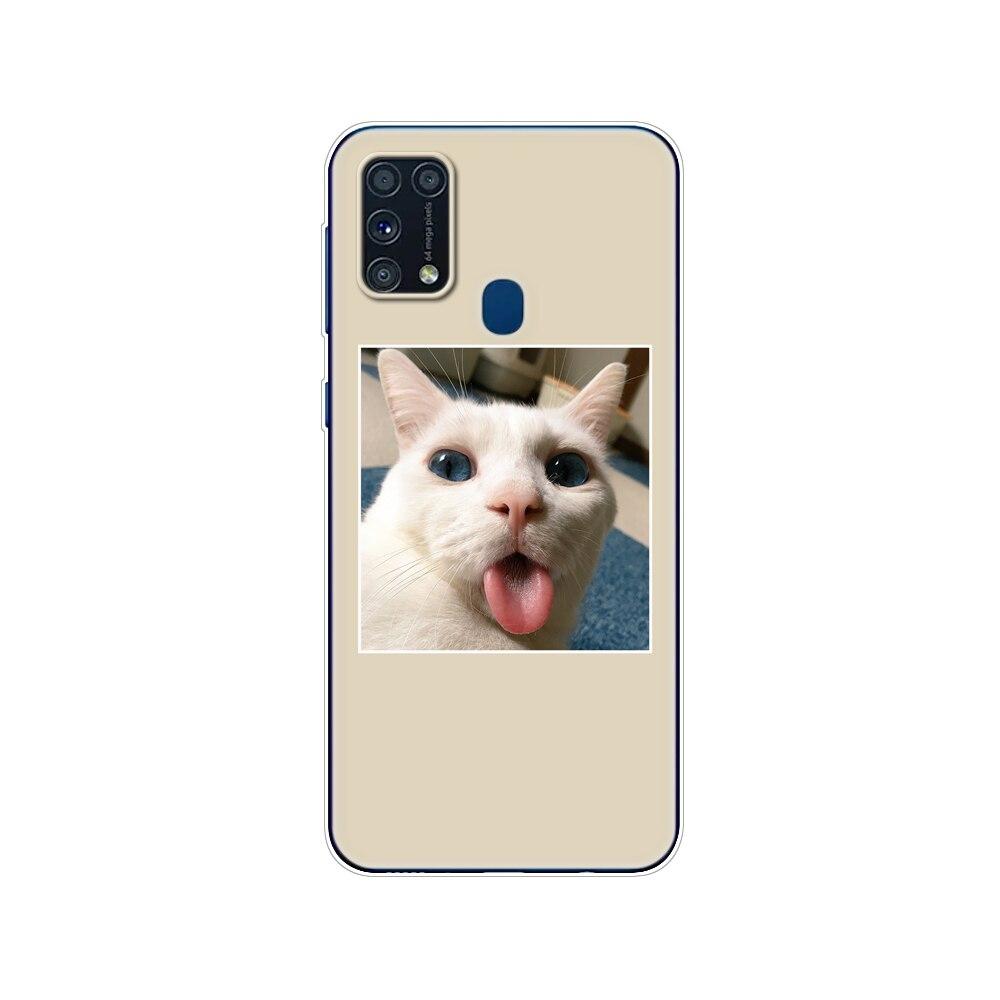 Чехол из ТПУ для Samsung M31, 6,4 дюйма, чехол из ТПУ для Samsung Galaxy M 31 SM-M315 m315, задний чехол для телефона, бампер, зима, снег, Рождество