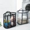 Laundry Basket Cotton Linen Dirty Clothes Baskets Laundry Organizer Foldable Sundries Storage Bag Foldabling Hamper