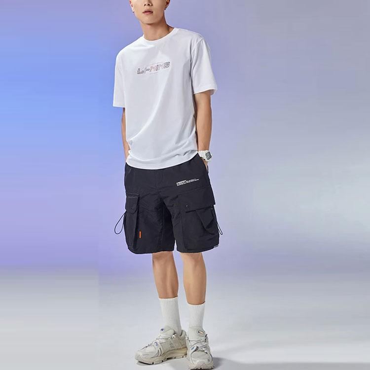 Летняя футболка Li Ning Унисекс Белая AHSR367-4